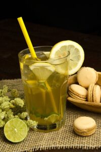 Kräutertee Vanille Lemongras eistee teesorte 