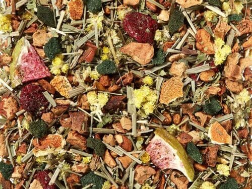 Früchteteemischung Cranberry Feige Spirulina teesorte teemischung