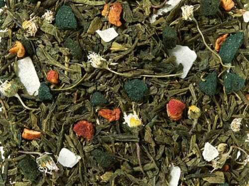 Grünteemischung Sencha Wunderbare Spirulina Aloe Vera teesorte tee