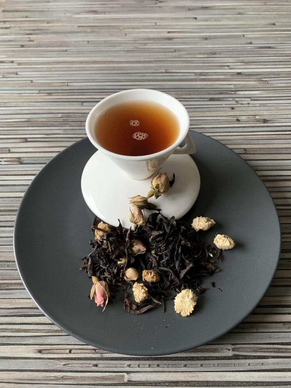Halbfermentierter Tee mit grünem Oolong Blume Asiens teesorte grüntee tees