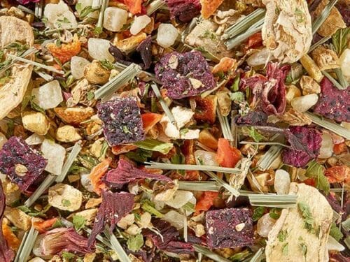 Kräuterteemischung Ingwer Drachenfrucht Himbeere teesorte
