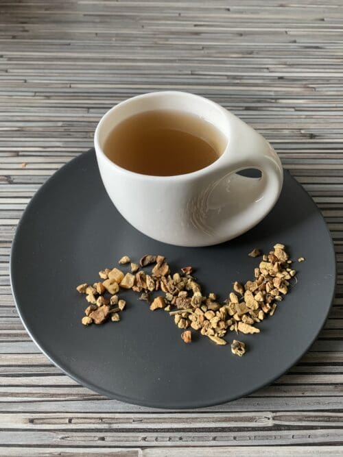 Kräuterteemischung Mango Ingwer kräutertee teesorte tee ingwertee
