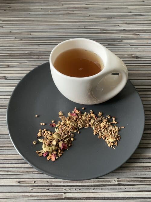 Kräuterteemischung Pitta ohne Aromazusatz kräutertee tee teesorte ayurveda te