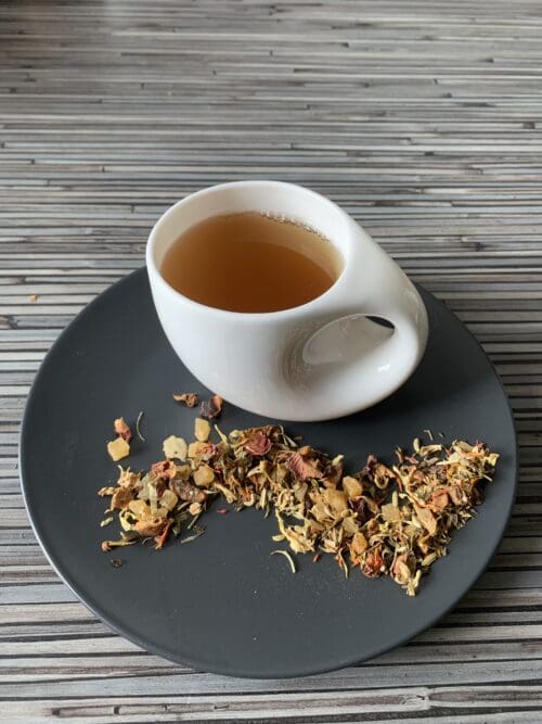 Kräuterteemischung Sonnenkräuter Ananas Mango teesorte kräutertee tee