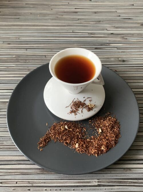 Rotbuschteemischung Earl Grey Bergamotte rooibosh tee teesorte rotbuschtee