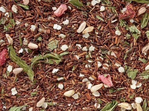 Rotbuschteemischung Quinoa Granatapfel rooiboshtee teesorte