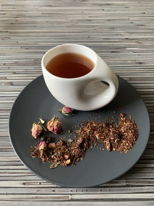 Rotbuschteemischung Traubenernte roiibosh teesorte