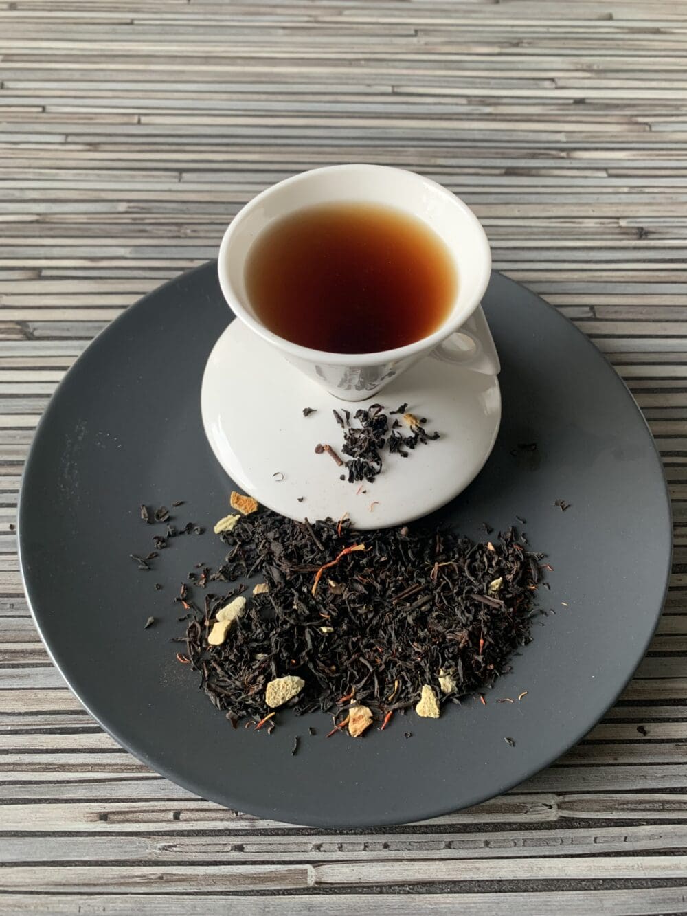 Schwarzteemischung Blutorange schwarztee teesorte