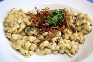 kässpätzle mit moringa tee teesorte kochen mit tee