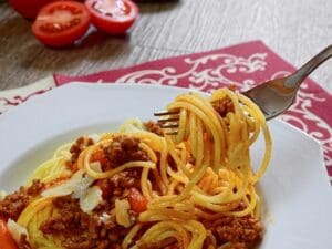 Spaghetti Bolognese mit Rotbuschtee Chili teesorte tee rotbusch