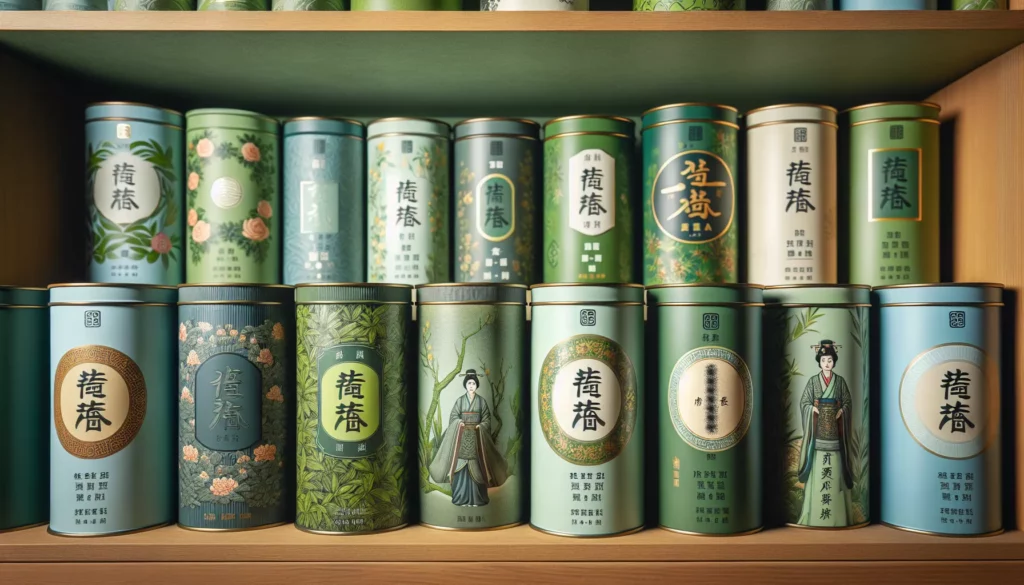 Lagerung weißer Tee 