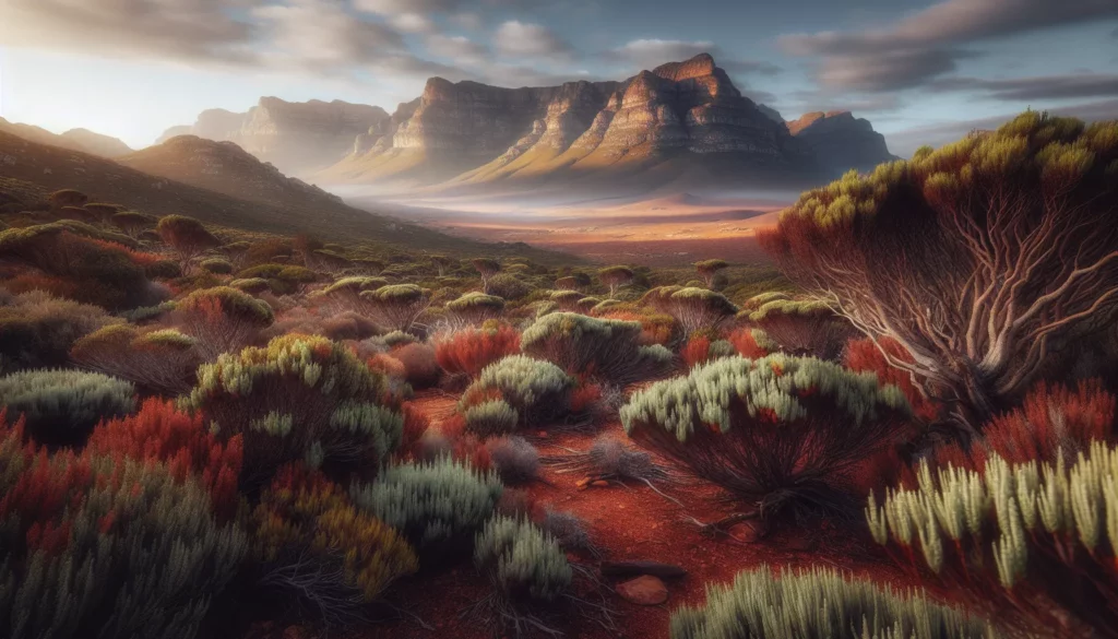 Rotbuschtee-teeplantage-afrika-berge