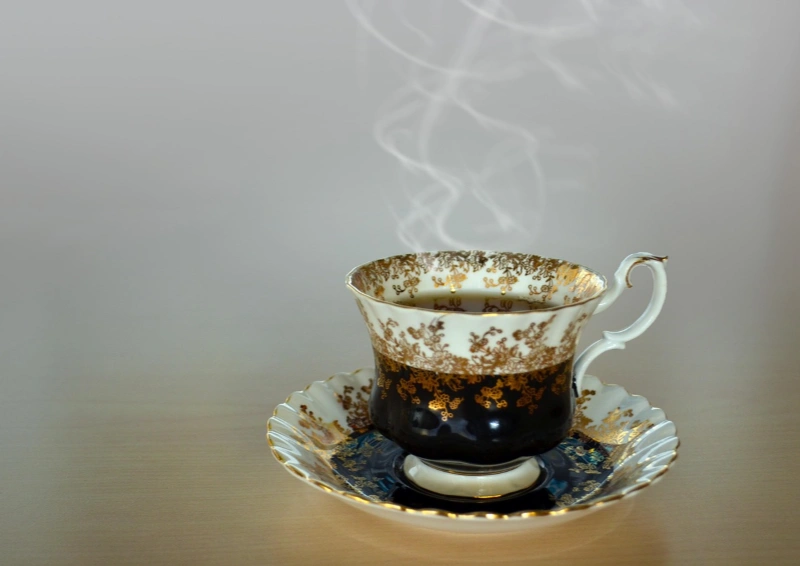 China Black Gunpowder in Goldtasse