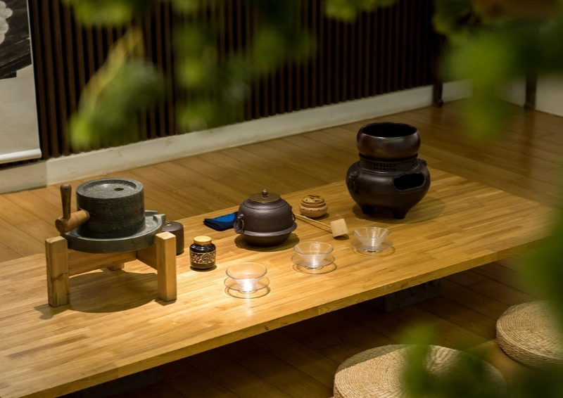 China Lapsang Souchong Tarry Teezeremonie.