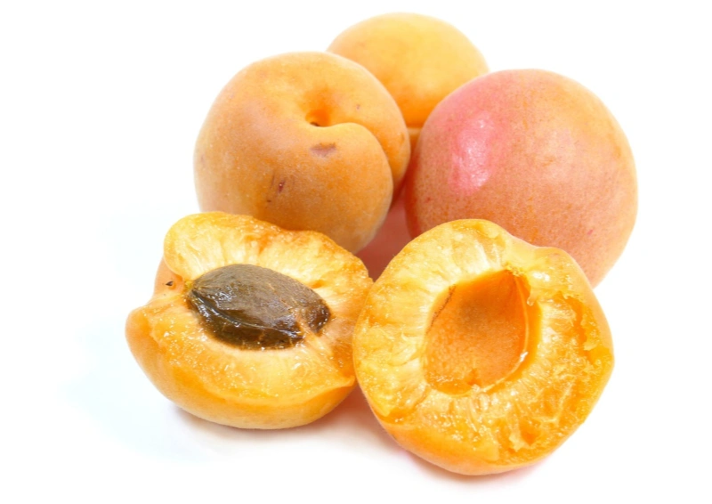 Aprikosenhälften auf für Oolong Apricot Pfirsich