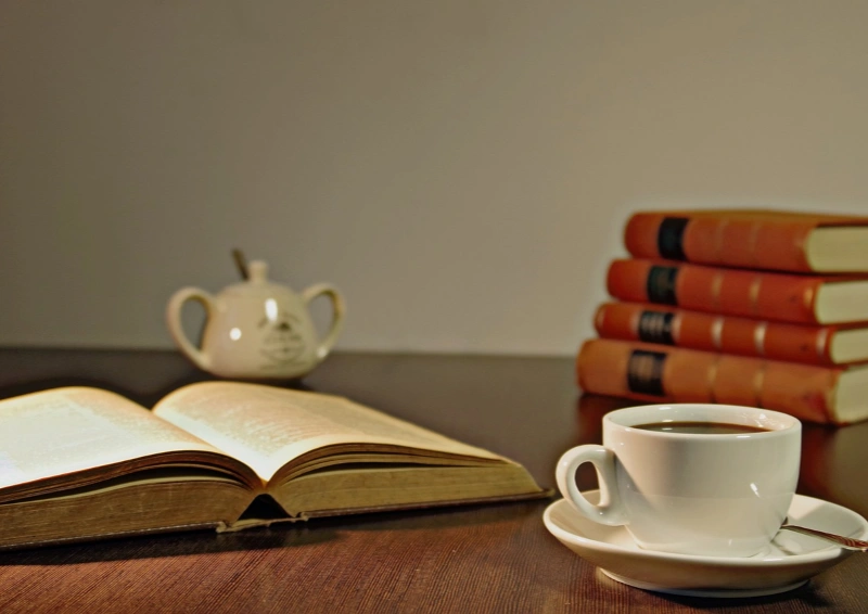 Fragen und Antworten zum Tee Tasse Tee und Bücher