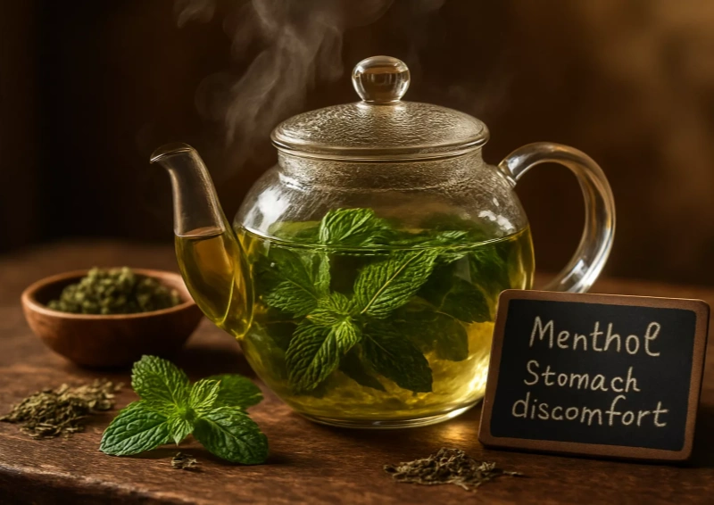 Pfefferminztee zum Blutdruck schnell senken als Heißgetränk