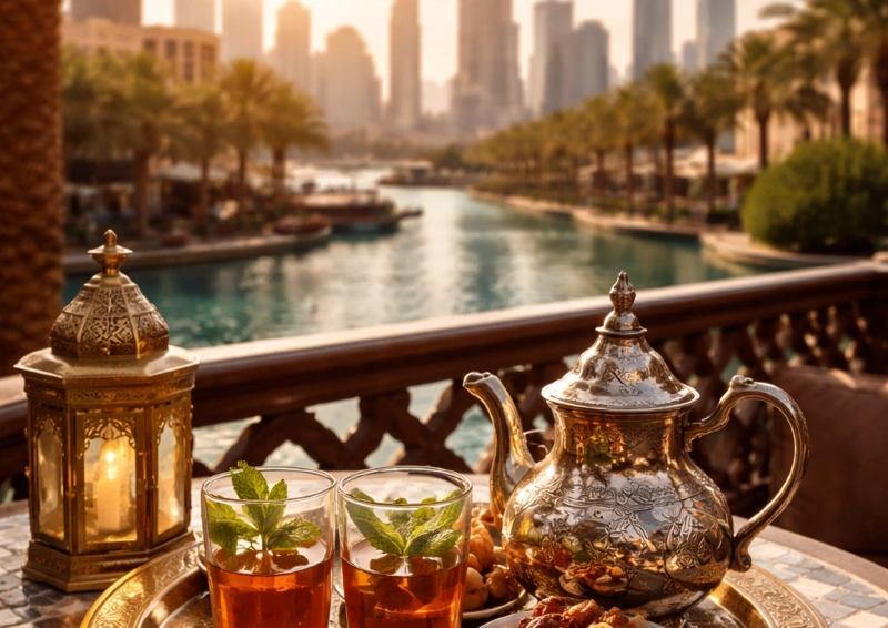 tee in dubai - tee trinken in den arabischen emiraten