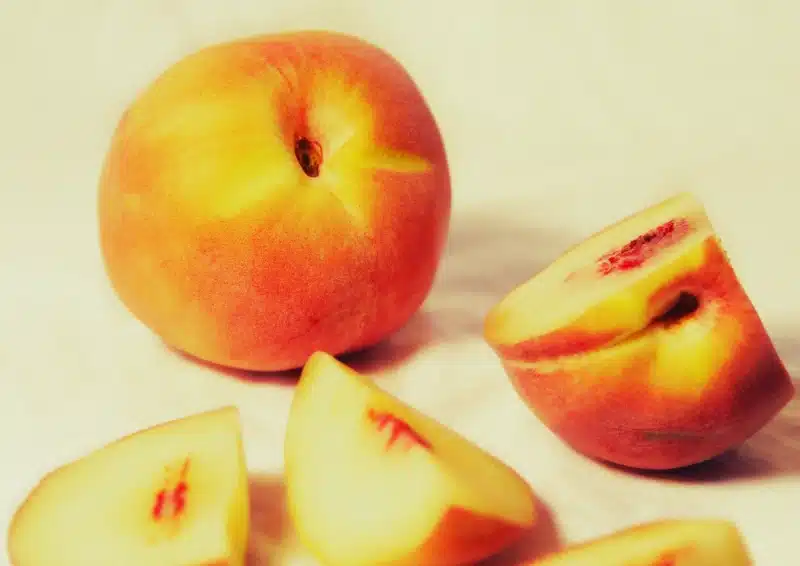 Früchtetee Pfirsich mit saftig, süßem Pfirsich verfeinert