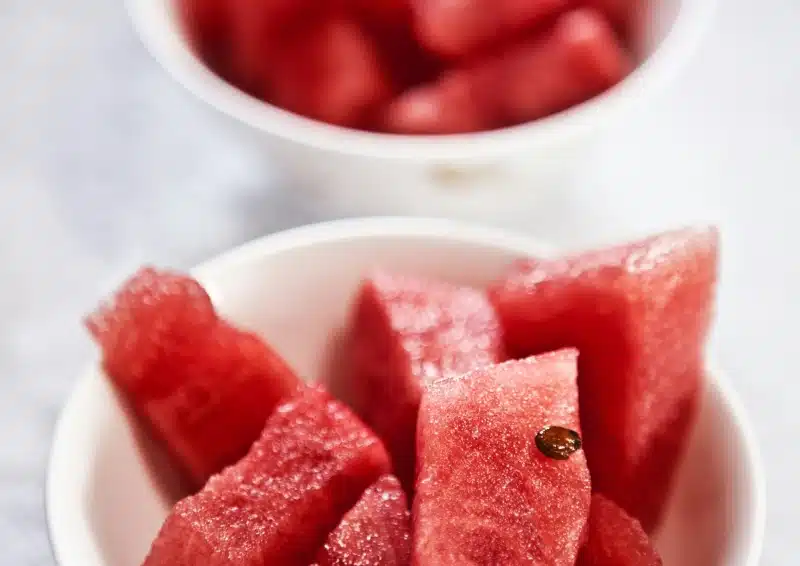 Pu Er Melone mit feinster Wassermelone und Honigmelone