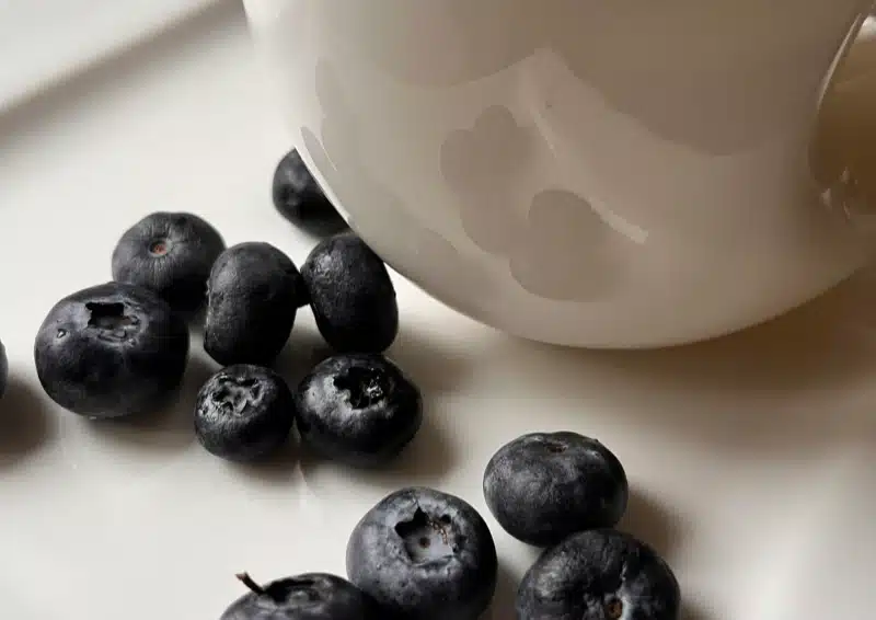 Frische Heidelbeeren für Früchtetee Beschwipster Nicolaus