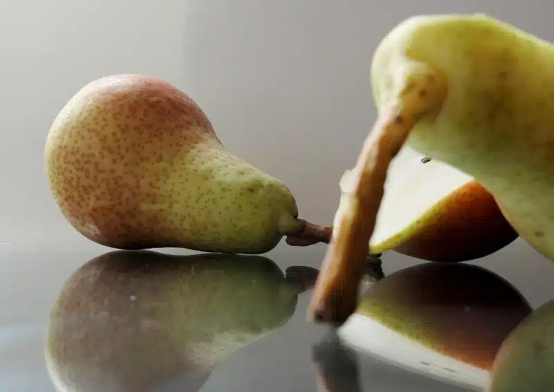 Frische Birnen im Früchtetee Birne küsst Ingwer 