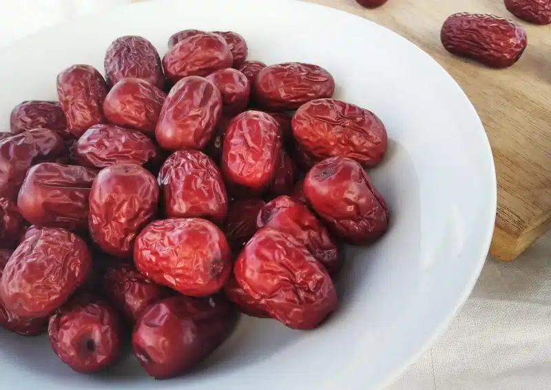 Datteln sind eine Grundlage des Früchtetee Dattelzauber Schoko