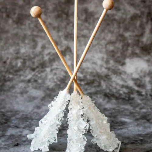Kandissticks für klassischen Teegenuss im Glas