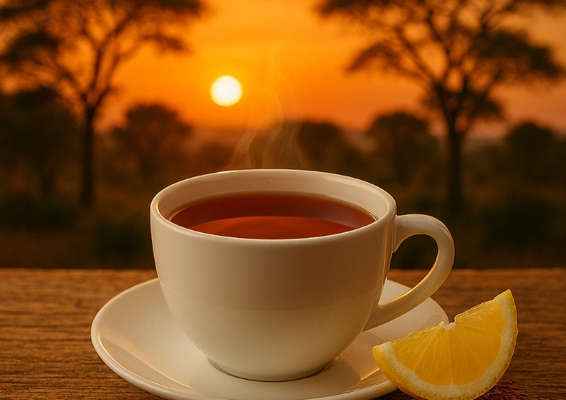 Die Heimat des Rooibos Tasse Sonnenaufgang